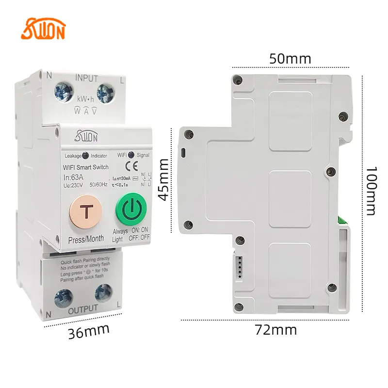 Интеллектуальный выключатель STC2L-63/WJ TY