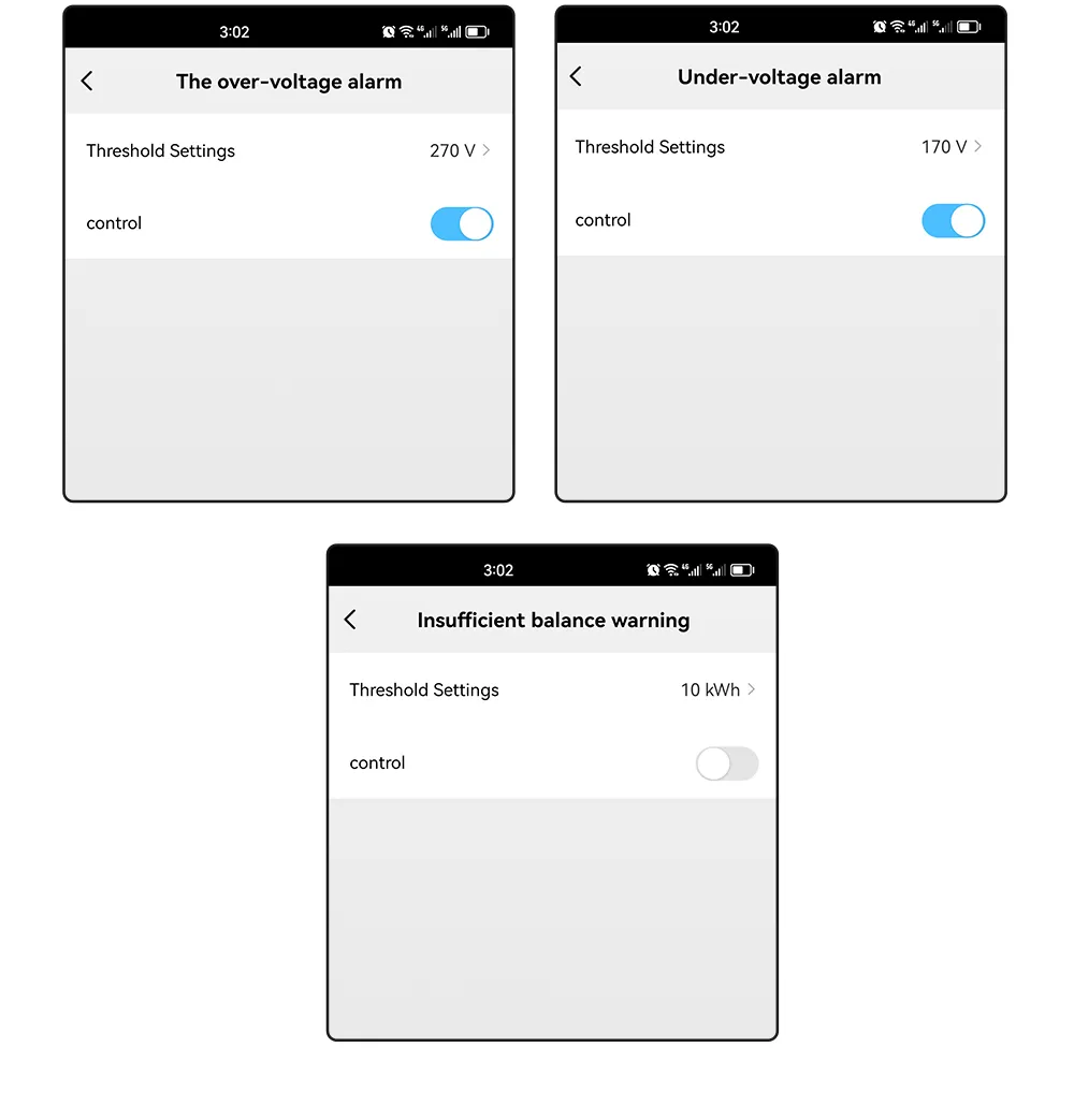 WiFi устройство защиты с УЗО АПВ функцией учета и дисплеем