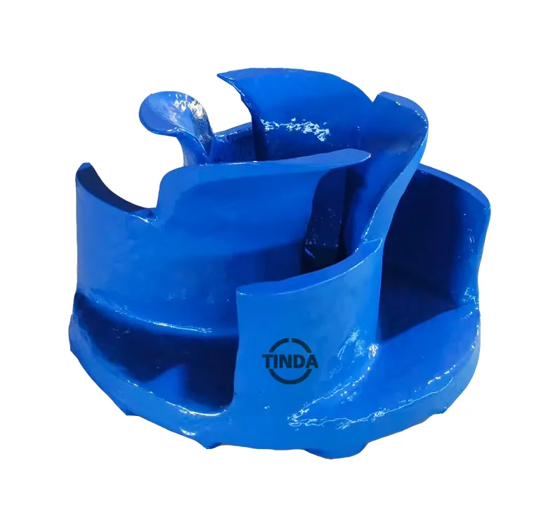 Рабочее колесо вертикального шламового насоса из сплава с высоким содержанием хрома