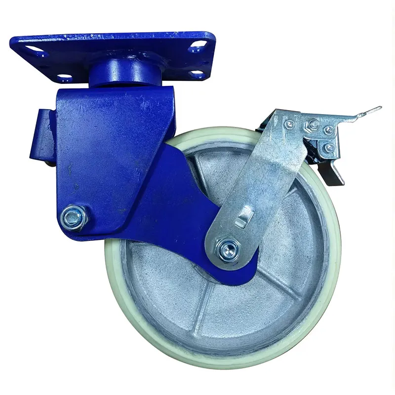 Роликовые колёса серии 5, модель А, с амортизацией для буксировки оборудования