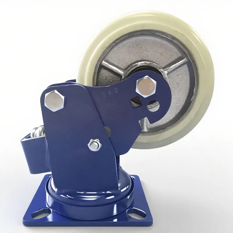 Роликовые колёса серии 5, модель С, с амортизацией для буксировки логистических тележек