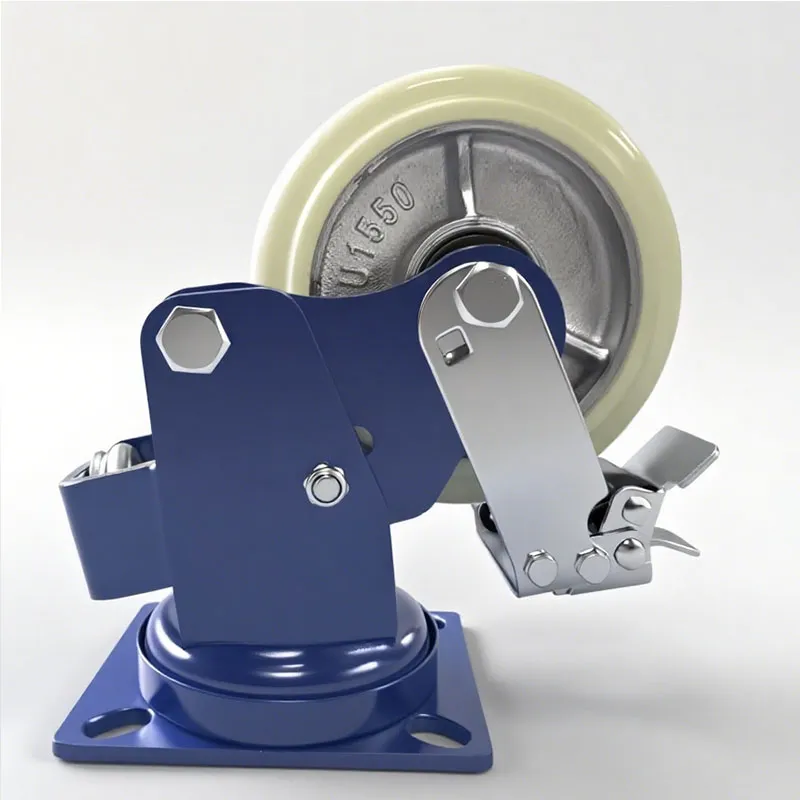 Роликовые колёса серии 5, модель С, с амортизацией для буксировки логистических тележек