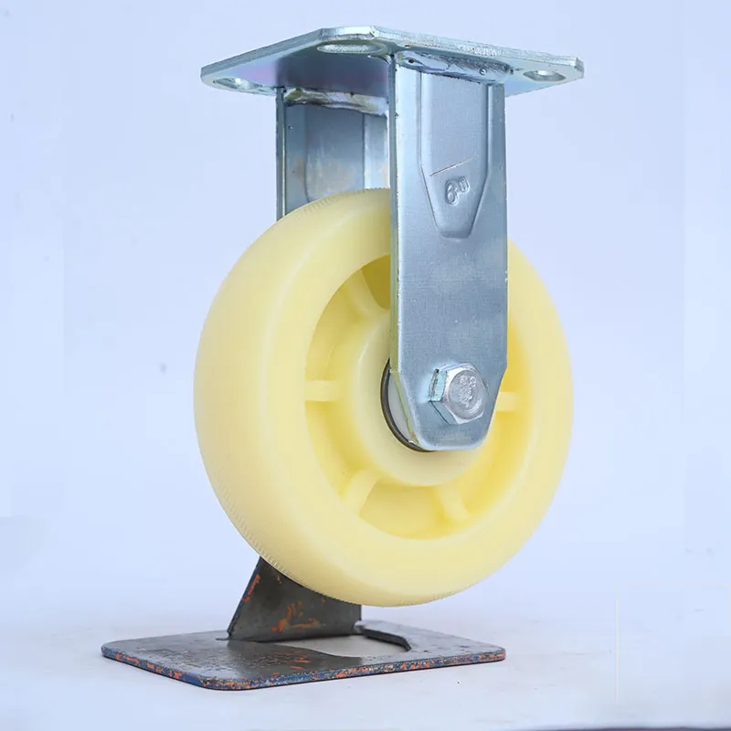 Белые нейлоновые колёса для инструментальных ящиков и тележек