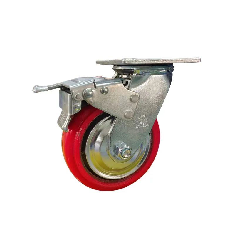 Полиуретановые колёса с металлическим сердечником для инструментальных ящиков и тележек