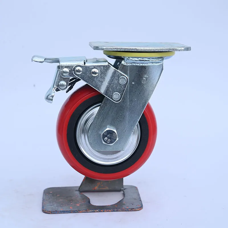 Полиуретановые колёса с пластиковым сердечником для инструментальных ящиков и тележек