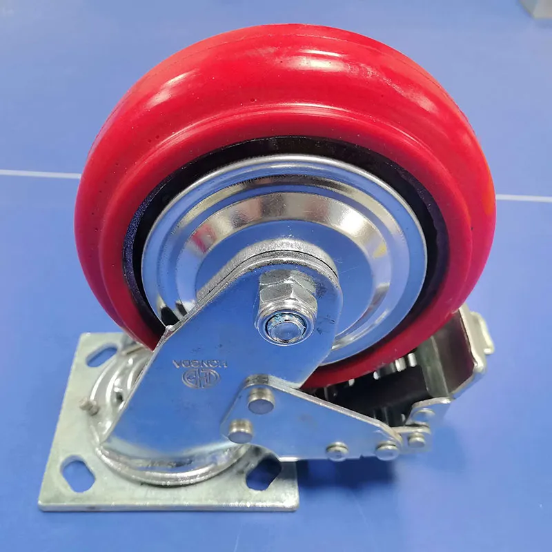 Полиуретановые колёса с металлическим сердечником для инструментальных ящиков и тележек