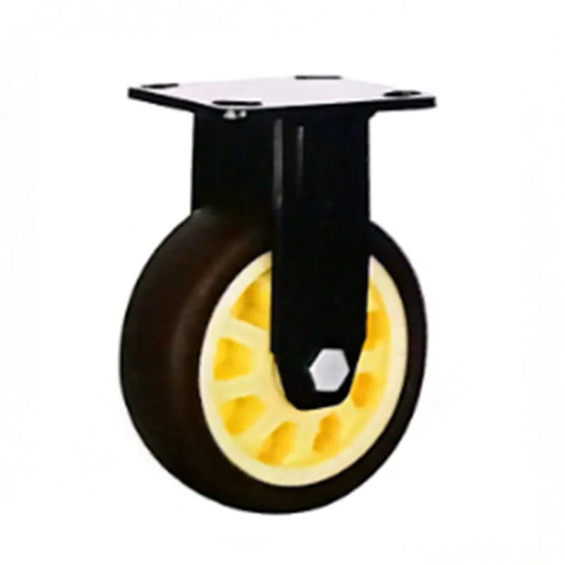 Роликовые колёса для тяжёлых стеллажей материалов синие TPR