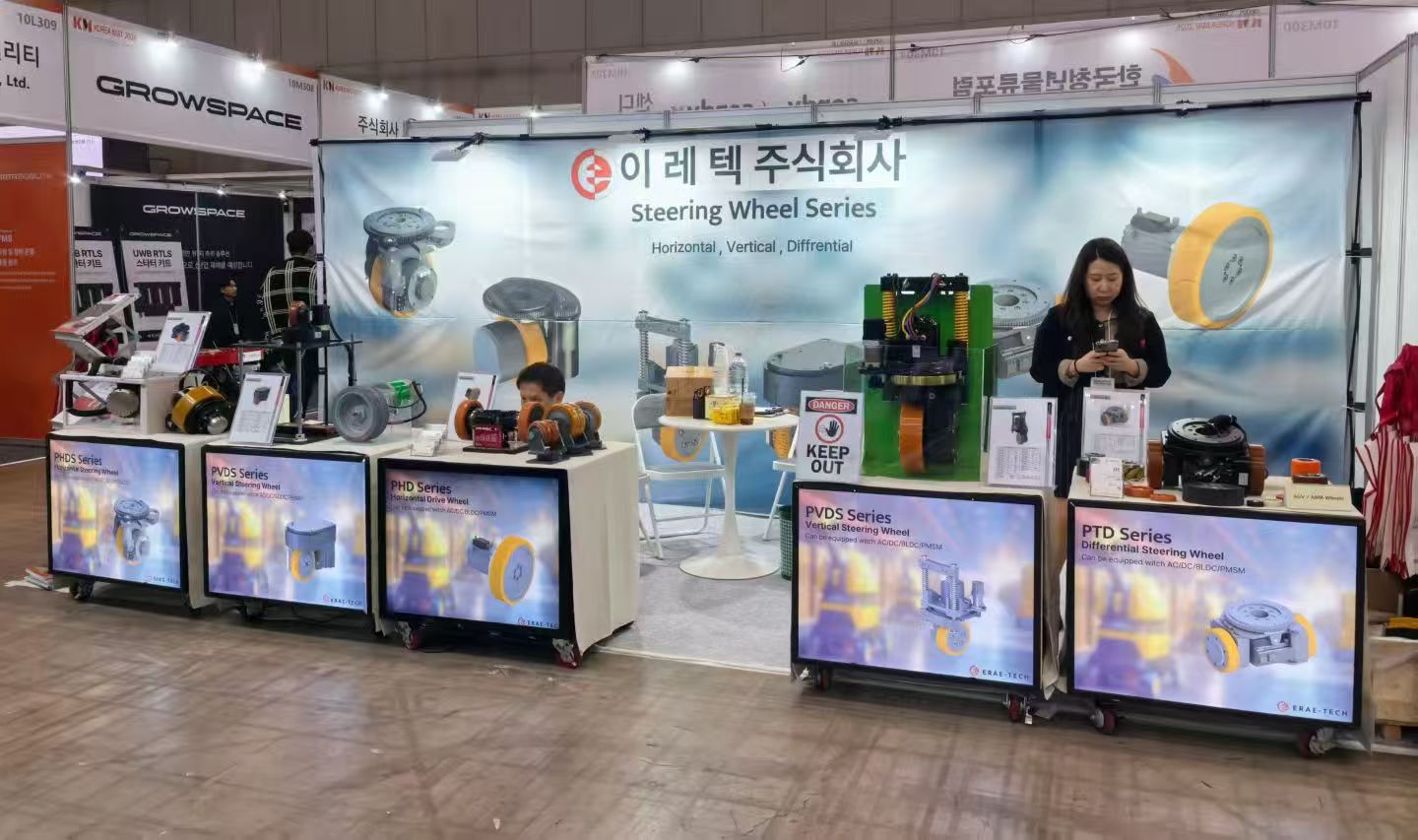 Роликовые колёса серии 1 для тележек покупателей411 (8)