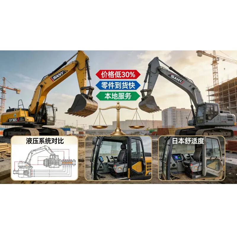 Sany против конкурентов: почему подержанный китайский экскаватор может быть лучше, чем подержанный японский?