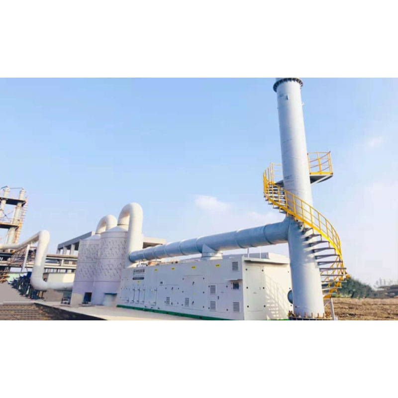 Установка адсорбции сотовым цеолитом с десорбцией и каталитическим окислением (CO)