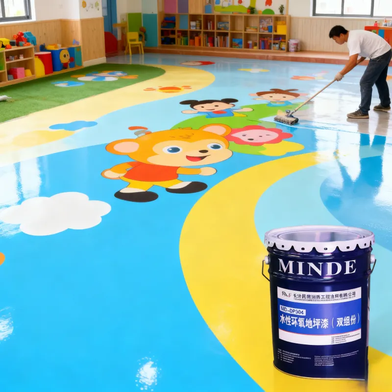 Прямая продажа с завода Водоэмульсионная эпоксидная краска для полов Жидкое покрытие