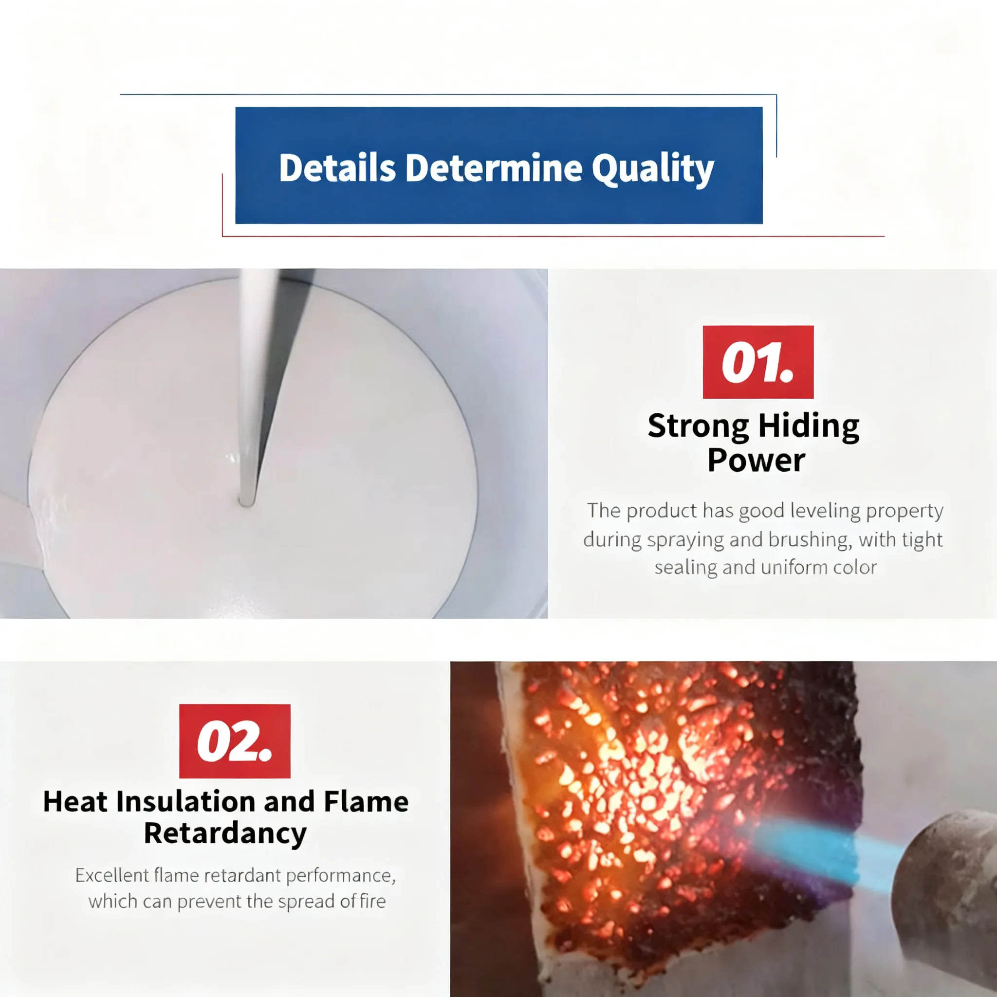 Устойчивое к плесени и огнестойкое декоративное покрытие