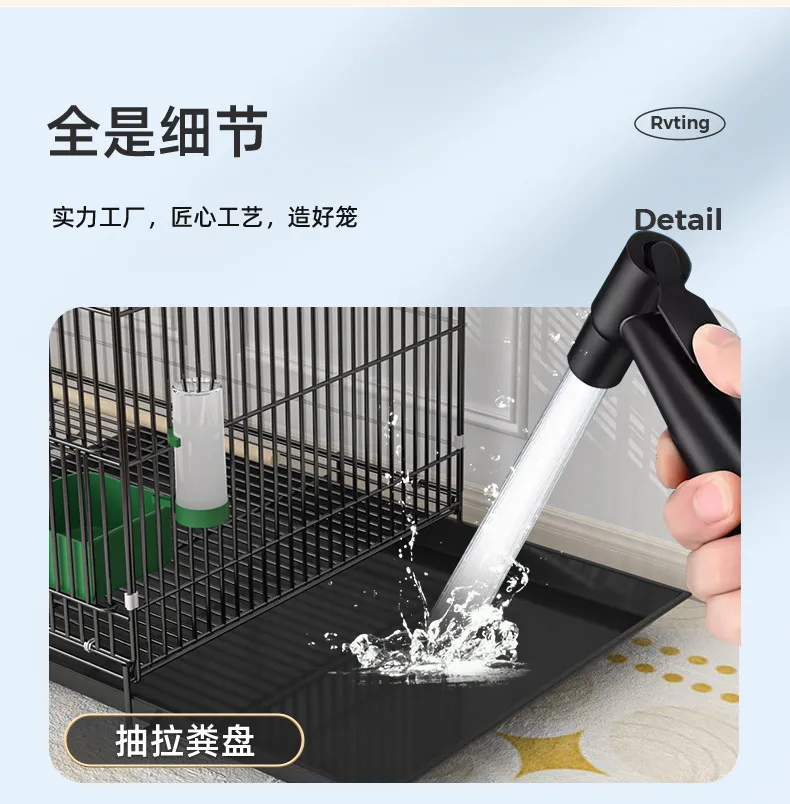 Новая экологичная клетка для попугаев, многоярусная и двухярусная