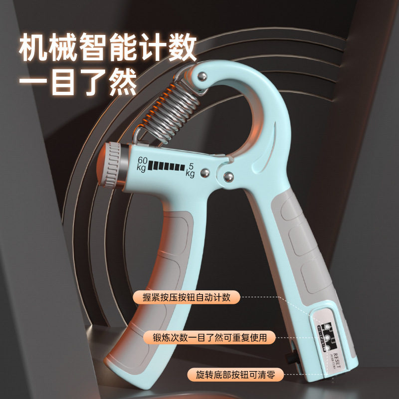 Регулируемый сжимач ручной силы с счетчиком