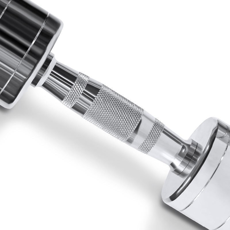 Твердые гантели из чистой стали для тренажерного зала