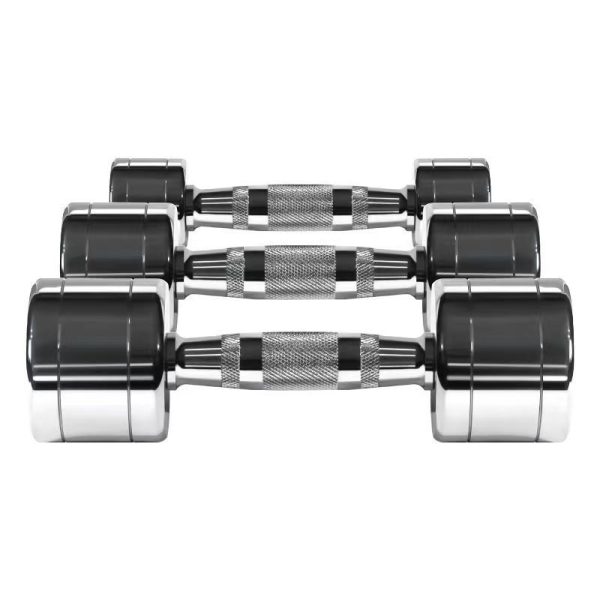 Твердые гантели из чистой стали для тренажерног...