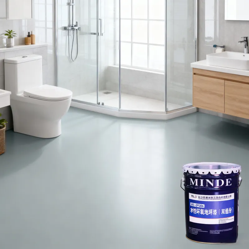 Водная двухкомпонентная эпоксидная краска для пола