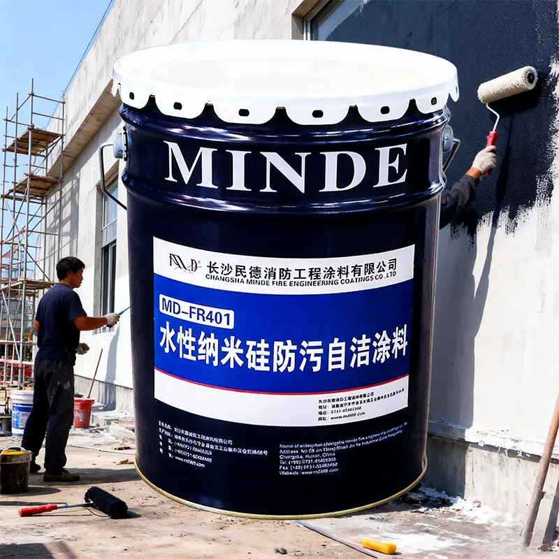 Водная нанокремниевая самоочищающаяся антизагрязняющая краска