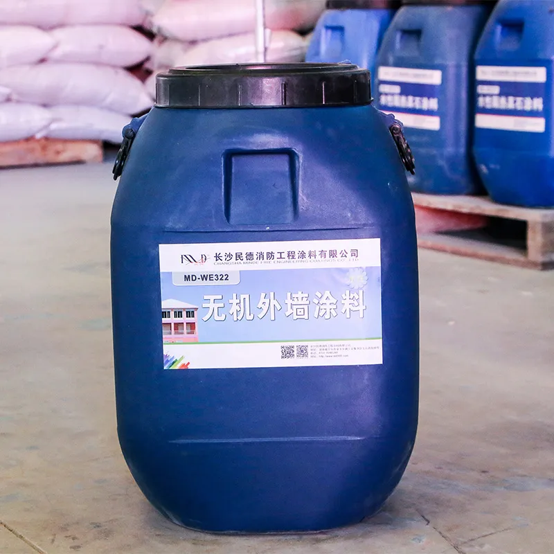 Неорганическая краска для наружных стен