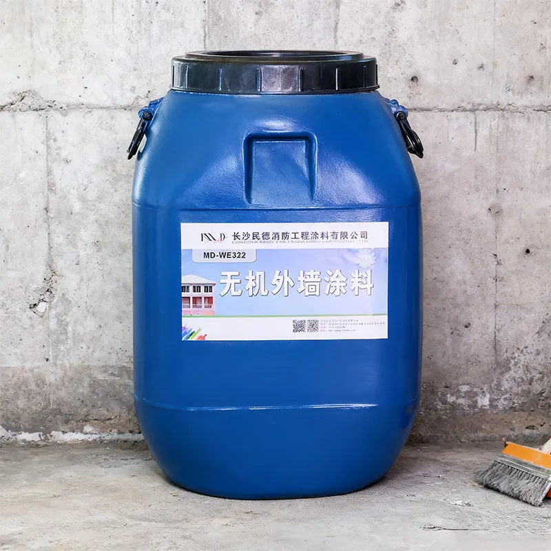 Неорганическая краска для наружных стен