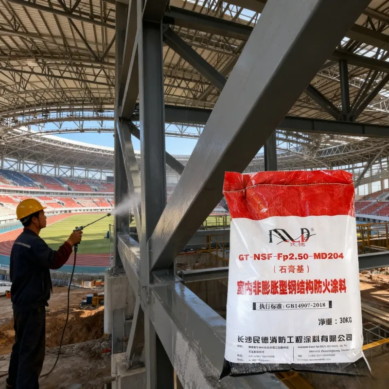 Огнезащитная краска для стальных конструкций невспучивающегося типа