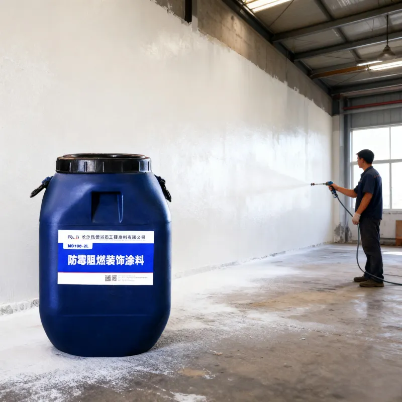 Противогрибковая огнезащитная декоративная краска