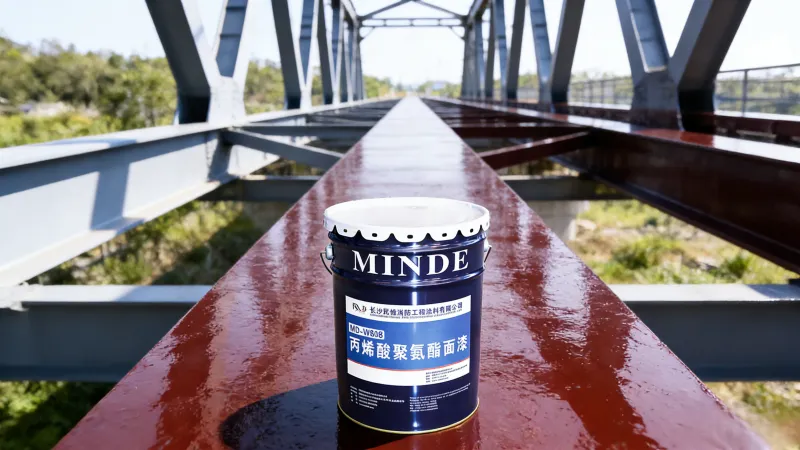 Заводская оптовая продажа акрилового полиуретанового антикоррозионного покрытия