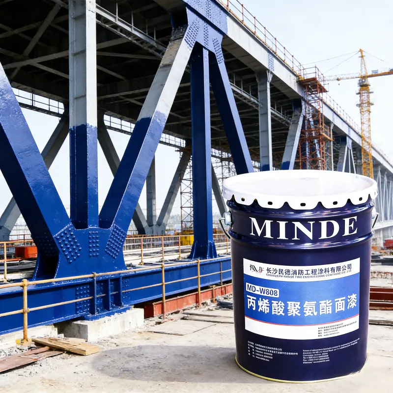 Заводская оптовая продажа акрилового полиуретанового антикоррозионного покрытия