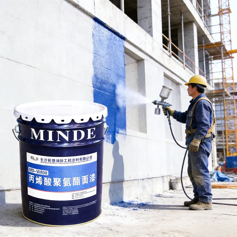 Заводская оптовая продажа акрилового полиуретанового антикоррозионного покрытия