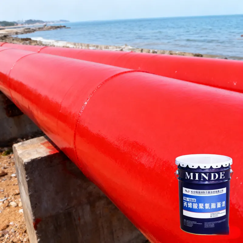 Заводская оптовая продажа акрилового полиуретанового антикоррозионного покрытия