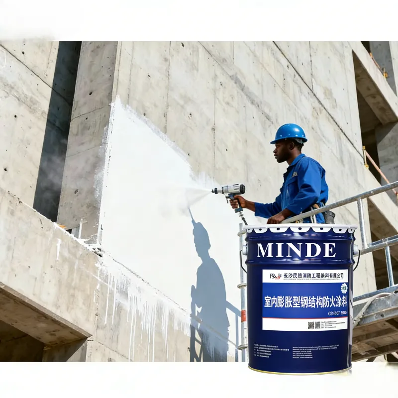 Огнезащитная краска для стальных конструкций вспучивающегося типа