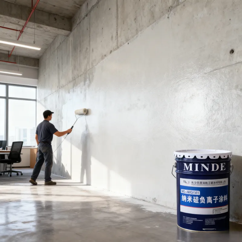 Нано-кремний на водной основе, покрытие с отрицательными ионами, класс горючести A, экологически чистый материал для отделки стен.