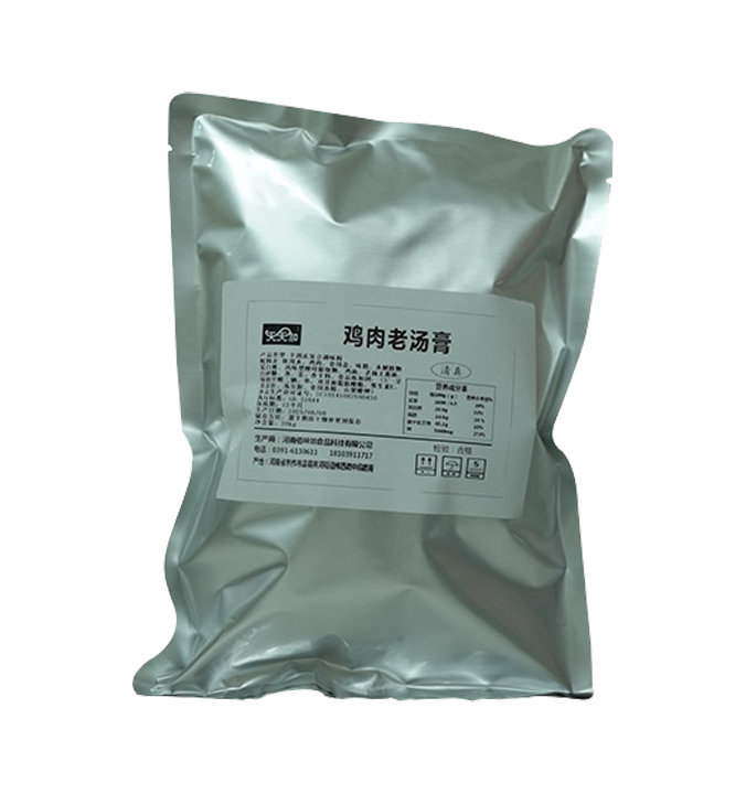 Густой концентрат насыщенного куриного бульона