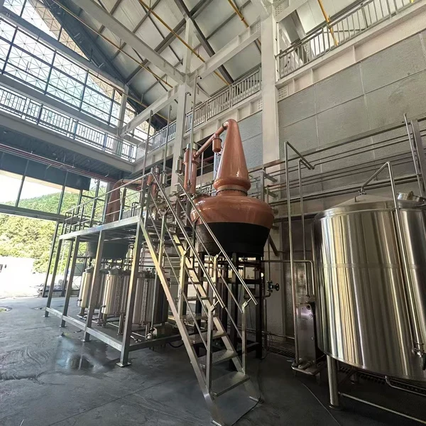 Проект по производству односолодового виски на заводе Nongwan Shuanglonggu Distillery вступает в завершающую стадию строительства