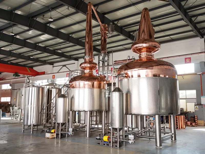 Передовое оборудование, призванное расширить возможности зарубежного пивоварения односолодового виски, отправляется в Россию: система для пивоварения виски Бурбонская легкая промышленность объемом 12 500 литров доставлена ​​в Россию!