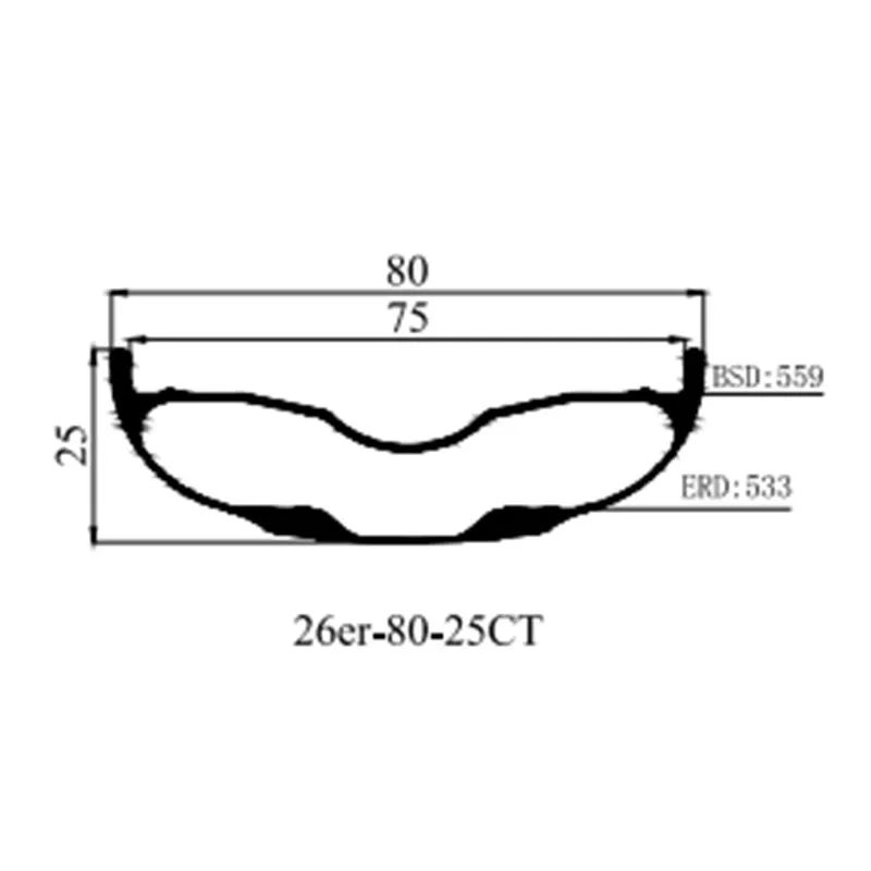 FB25X80-26ER Зимний обод для фэтбайка