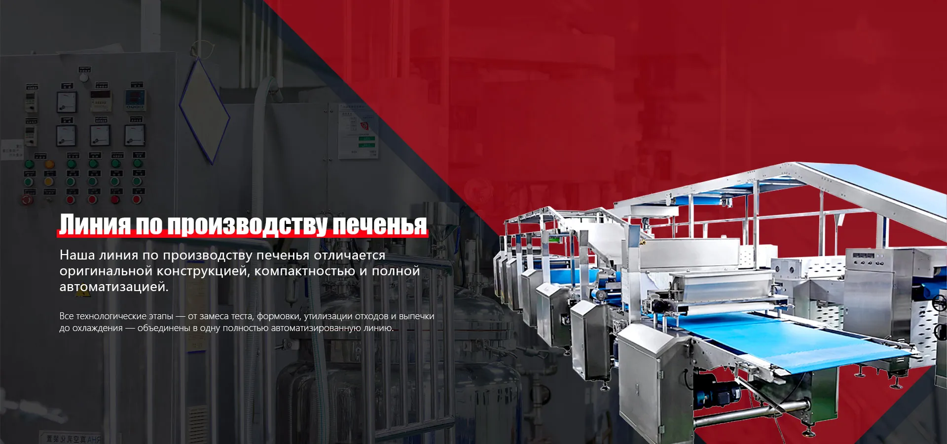 Линии по производству печенья banner1