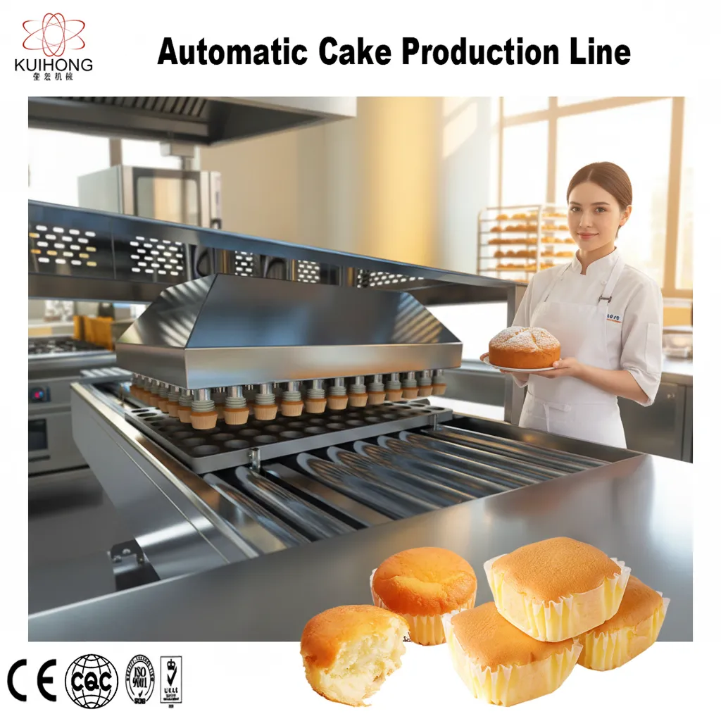 Автоматическая линия по производству капкейков