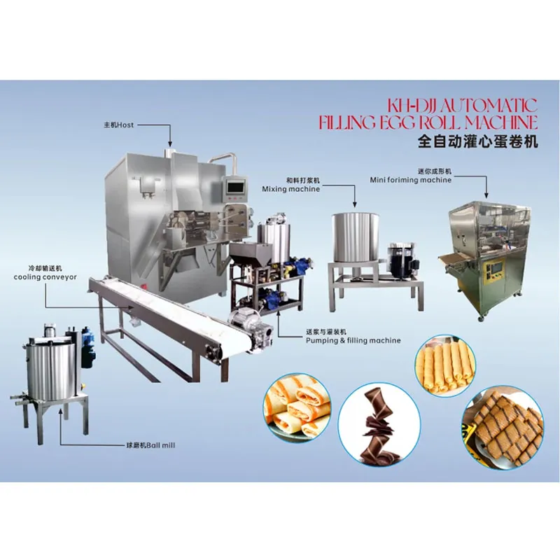 Автоматическая машина для вафельных рожков с начинкой