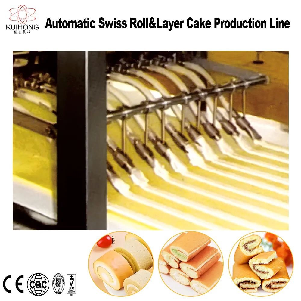 Линия для производства рулетов и бисквитных пирожных