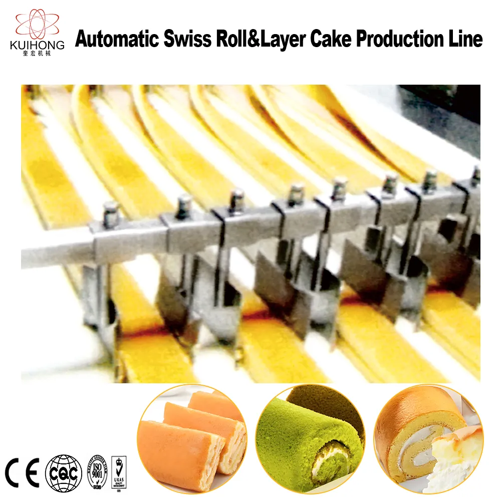 Линия для производства рулетов и бисквитных пирожных