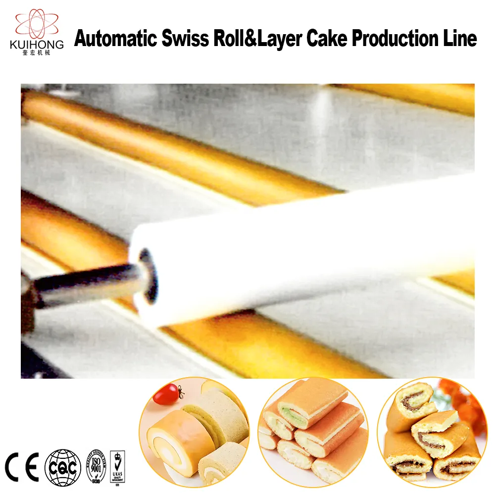 Линия для производства рулетов и бисквитных пирожных