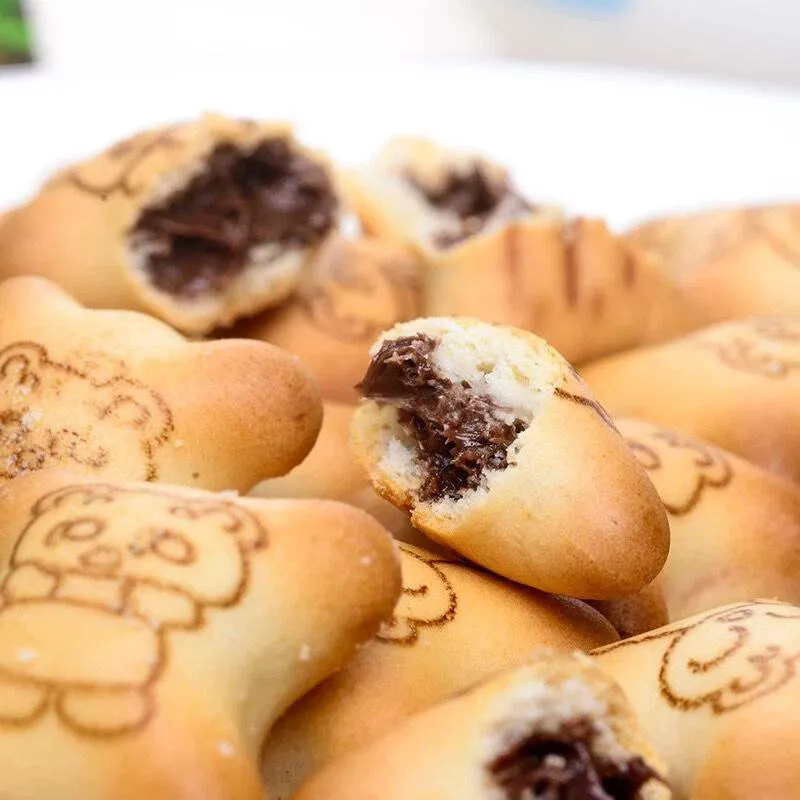 Полностью автоматическая машина для производства сэндвич-печенья «Маленький медвежонок»