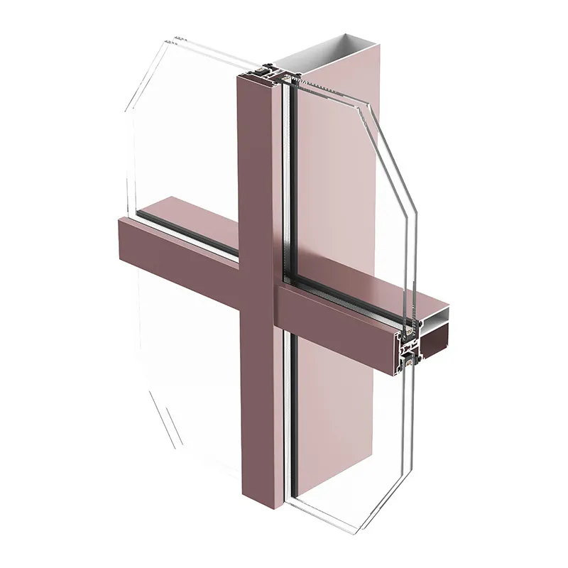 W150 серия структурного стеклянного фасада