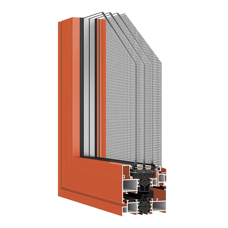 W95 поворотно-откидное окно с внутренним открыванием, двойное внутреннее открывание