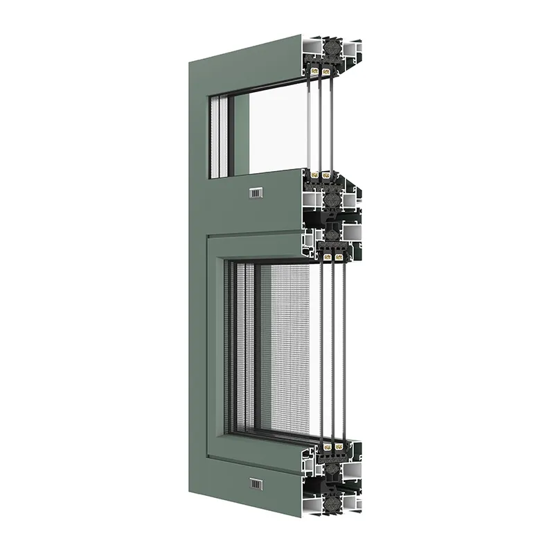 W95 вентиляционное окно со встроенной противомоскитной сеткой