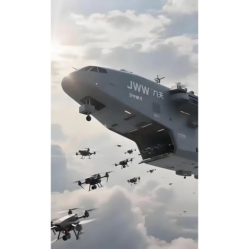 Беспилотный летательный аппарат Jiutian успешно совершил свой первый полет, ознаменовав новый прорыв в развитии крупномасштабных беспилотных летательных аппаратов (БПЛА) в нашей стране.