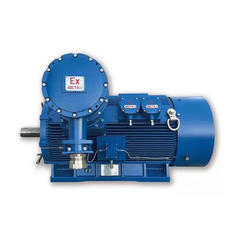 Сверхвысокоэффективный высоковольтный взрывозащищенный трехфазный асинхронный электродвигатель YBX4