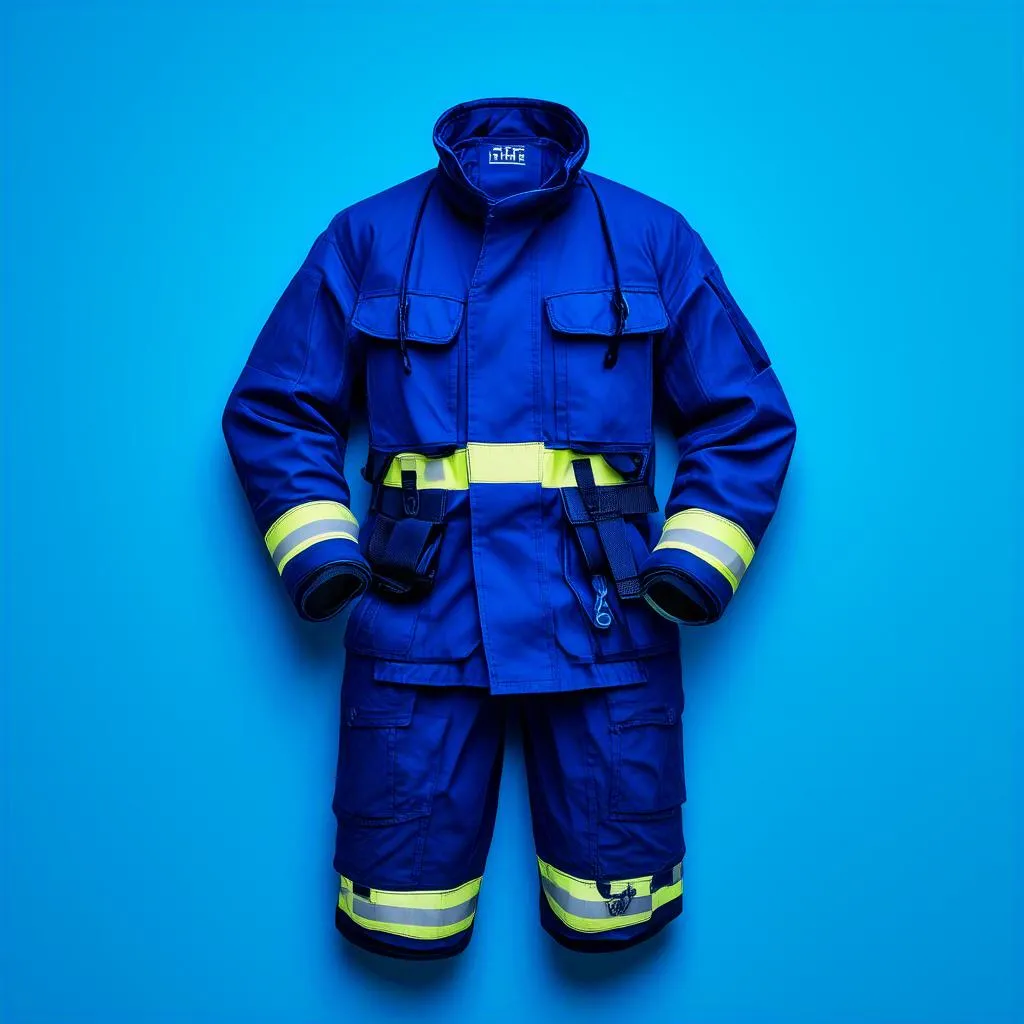 Пожарный костюм (синий)
