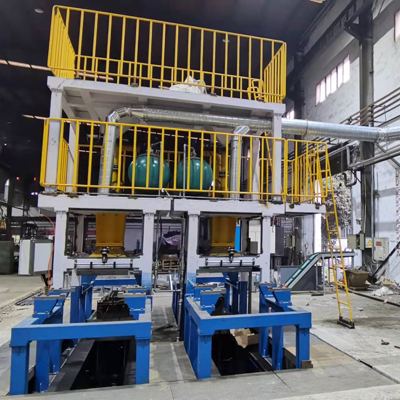 Автоматизированная линия литья с песчаным покрытием металлических форм